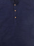 Vastramay SISHU Boy's Navy Blue Kurta with Rose Gold Dhoti Pants & Maroon Nehru Jacket